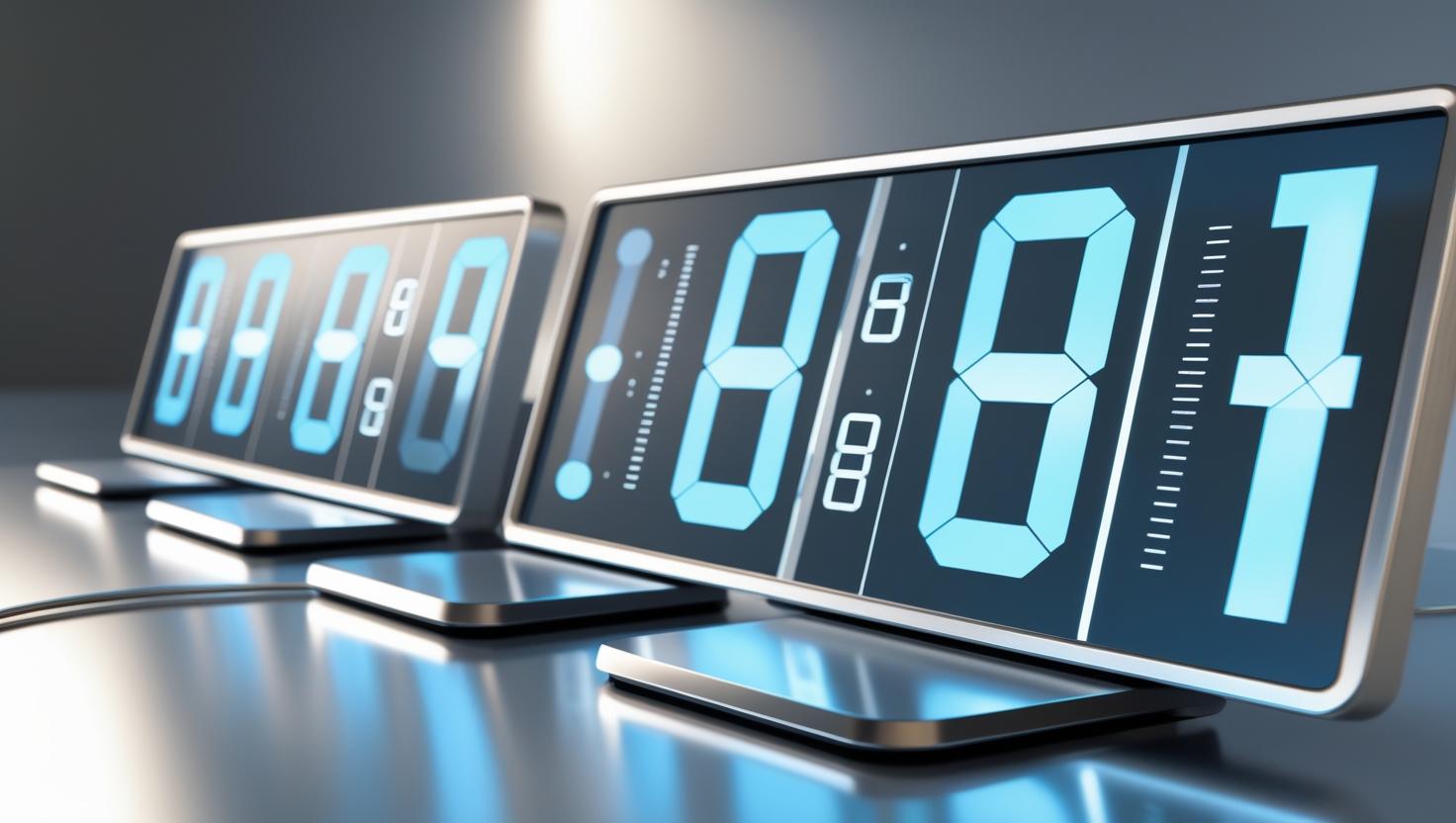 Countdown timer setup for multi-track events with multiple sessions running in parallel at a conference